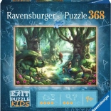 Ravensburger Exit Kids puzzle : Forêt magique, 368 pièces