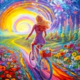 Enjoy puzzle Pédales de liberté 1000 pièces