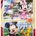 Puzzle en bois Mickey et ses amis 2x25 pièces