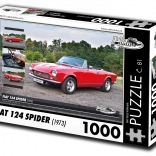 Puzzle Rétro-Autos Fiat 124 Spider (1973) – 1000 pièces