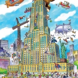 Puzzle DoodleTown : Empire State 1000 pièces