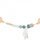 Chaîne de poussette avec libellule Small Foot – mer