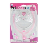 Coffret de princesse – couronne, collier, boucles d’oreilles et bague