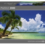 Puzzle 2000 pièces Heye – palmiers paradisiaques