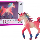 Figurine de collection petit licorne rose 8 cm