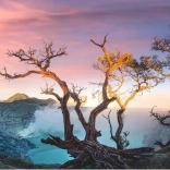 Puzzle panoramique RAVENSBURGER Lac sulfureux du mont Ijen, Java