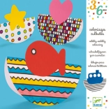 Djeco 3D coloriages à bascule pour enfants