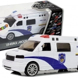 Voiture de police à rétrofriction, avec lumières et sons