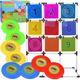 Jeu d’adresse lancer sur cible avec frisbee, set pour enfants