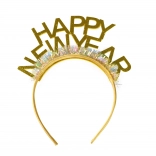 Serre-tête Happy New Year doré