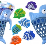 Panier pour attraper des poissons dans l’eau – requin bleu