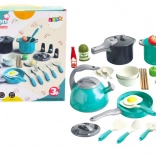 Ensemble de casseroles et poêles Little Chef's Aliments 33 pièces