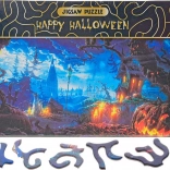 Puzzle Happy Halloween Jardin de citrouilles 468 pièces
