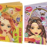 Livre d’autocollants – habille ta poupée A5