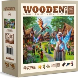 Puzzle en bois Village fantastique 1010 pièces