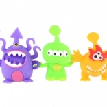 Alien anti-stress à presser – jouet visqueux 8–9 cm, 3 couleurs