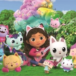 Puzzle La Maison magique de Gabby : Au jardin MAXI 24 pièces