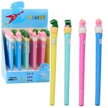 Stylo dinosaure lumineux avec éclairage LED et capuchon