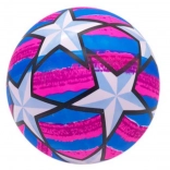 Balle en caoutchouc avec étoiles lumineuses bleues 24 cm