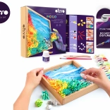 Okto set de modélisation 3D Océan paisible 21 × 21 cm