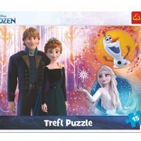 Puzzle La Reine des Neiges : Souvenirs heureux 15 pièces