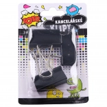 Clips de bureau 41 mm, lot de 3 pièces