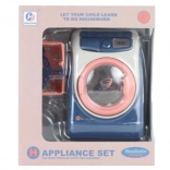 Lave-linge jouet en plastique pour enfants à piles avec son
