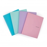 Bloc à anneaux A5 Pastelini avec couverture en plastique