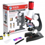 Grand microscope pour petit scientifique à piles