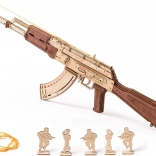 Robotime Puzzle mécanique 3D en bois – fusil d’assaut AK-47
