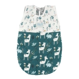 Gigoteuse pour poupée 36–40 cm PETITCOLLIN, vert et blanc