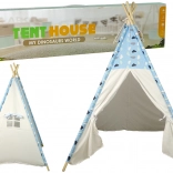 Tipi pour enfants à motif nuages, tente imperméable pour la chambre et le jardin