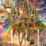 Puzzle Ville dans les nuages 1000 pièces