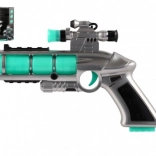 Pistolet futuriste pour enfants avec son et lumière