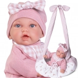 Poupée réaliste Antonio Juan avec un corps en tissu doux 27 cm