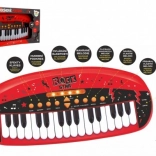 Piano pour enfants ROCK STAR avec 31 touches