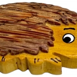 Magnète en bois hérisson – décoration sculptée à la main