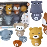 bowling avec des animaux pour tout-petits – jeu interactif avec balle