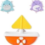 Ensemble de jouets de bain SKIP HOP ZOO TIP & SPIN BOAT