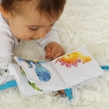 MyMoo mini livre en tissu – Voyage au temps préhistorique