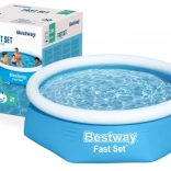 piscine autoportante avec boudin supérieur 244 × 61 cm BESTWAY Fast Set