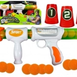 Mousqueton pour balles molles avec gobelets