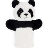 Keeleco Panda - marionnette écologique en peluche à main 27 cm