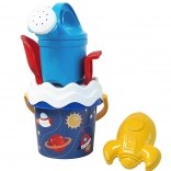 Androni ensemble pour le sable Espace avec arrosoir – petit, 6 pièces