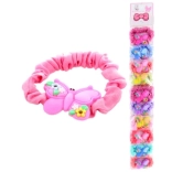 Élastiques à cheveux avec motif papillons, lot de 10 pcs