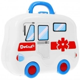 Set de médecin avec mallette ambulance portable pour enfants 3+