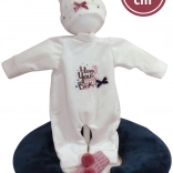 Tenue pour poupée NEW BORN 40–42 cm, ensemble 3 pièces avec coussin d’allaitement