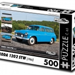 Puzzle Rétro-Autos Škoda 1202 STW 500 pièces