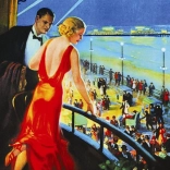 Puzzle affiche Atlantic City 1000 pièces