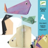 Animaux polaires en origami Djeco